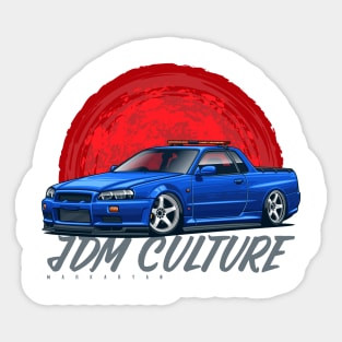 R34 pickup truck Sticker